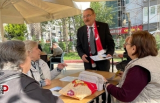 Aksu bir günde 28 kahve toplantısında konuştu