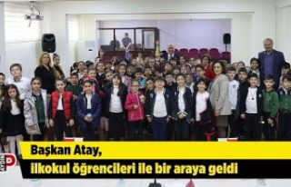 Başkan Atay, ilkokul öğrencileri ile bir araya...