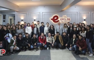 Başkan Atay üniversite öğrencilerini ağırladı
