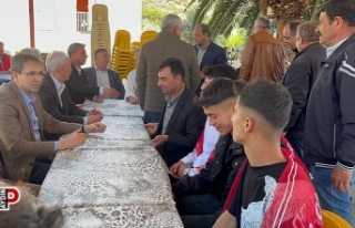 Başkan Ökten, asker uğurlamasına katıldı