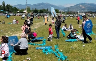 Çocuklar uçurtma şenliğinde buluştu