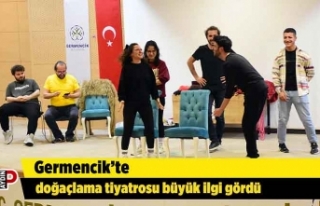Germencik’te doğaçlama tiyatrosu büyük ilgi...