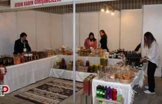 Girişimci kadınlar tarım fuarının ilgi odağı...