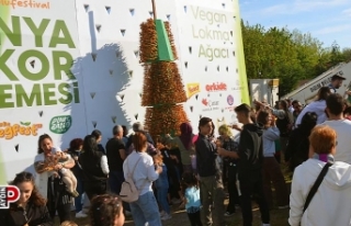 Vegan lokma ve çikolatadan lokma ağacı yapıldı