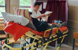 Aydın'da 91 vatandaş ambulansla sandığa ulaştırıldı