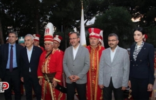 Bakan Kasapoğlu Aydın'da mehteran takımı...