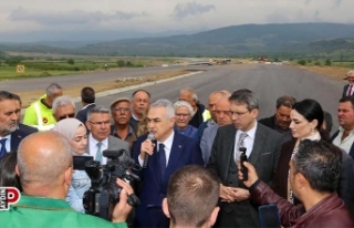 Mustafa Savaş ve Aydınlı muhtarlar otoyol çalışmasını...