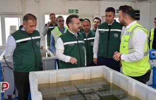 Vali Aksoy, Sarıçay Barajı’nda incelemelerde...