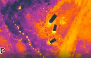 Antik kentte kaçak kazılara gece görüşlü termal...