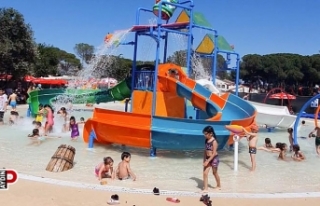 Aydın Tekstil Park çocuklara aquaparkıyla da eğlence...