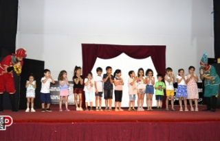 Çineli minikler Hacivat ve Karagöz ile eğlendi