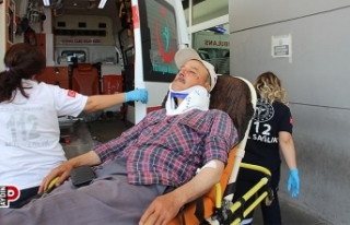 Danayı kesecekti, kendini kesti