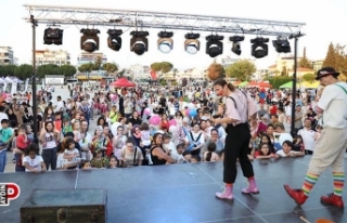 Didimli çocuklar festivalde doyasıya eğlendi