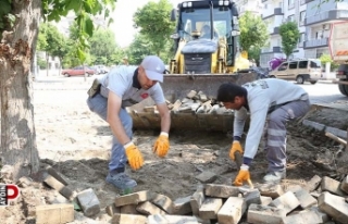 Efeler Belediyesi Yedieylül Mahallesi'nin yollarını...