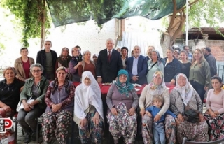 Kızılcaköylü kadınlardan Başkan Atay'a...