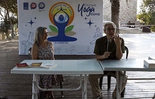 Tarihi Güvercinada'da söyleşi gerçekleştirildi