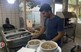 Damak çatlatan çorba yaz aylarında da yoğun talep...