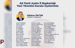 AK Parti Aydın’da yönetim kurulu üyeleri belli...