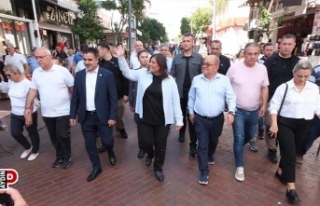 Başkan Çerçioğlu Nazilli'de vatandaşlarla...