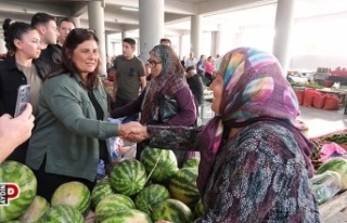 Başkan Çerçioğlu Yenipazar Çarşamba Pazarı'nda...