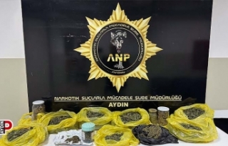 Aydın'da 1 kilo 73 gram uyuşturucu ele geçirildi