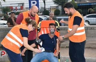 Aydın'da tatbikat gerçeğini aratmadı