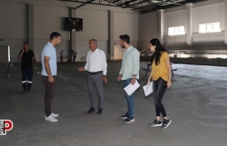 Koçarlı Spor Salonu İnşaatında sona gelindi