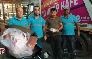 Temizlik işçileri buldukları 5 bin lirayı sahibine...