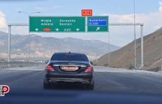 Vali Canbolat Aydın-Denizli otoyolunda incelemelerde...