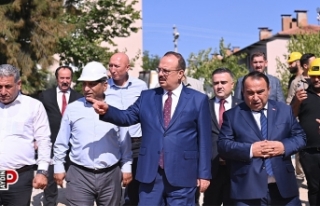Vali Canbolat, Bozdoğan’da incelemelerde bulundu