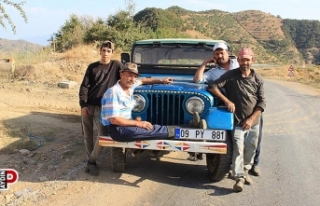 Yarım asırlık yeşil cipler hala çiftçinin gözdesi