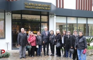 Başkan Atay, Doğa Otel’de özel konuklarıyla...