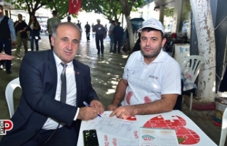 Başkan Kaya, organ bağışına öncülük etti