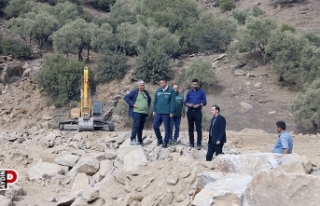 Gökbel Barajı’nda çalışmalar hız kesmiyor