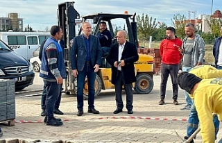 Başkan Atabay, Cumhuriyet Mahallesi’ndeki çalışmaları...