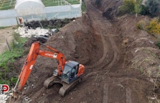 Dere ıslahı ile yağmur suları kontrol altına...