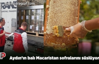 Aydın’ın balı Macaristan sofralarını süslüyor