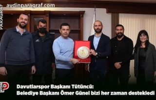 Davutlarspor Başkanı Tütüncü: Belediye Başkanı...