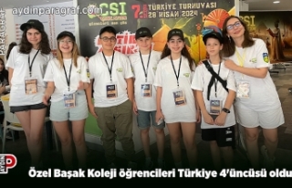 Özel Başak Koleji öğrencileri Türkiye 4'üncüsü...