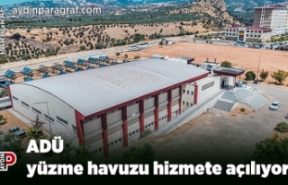 ADÜ yüzme havuzu hizmete açılıyor