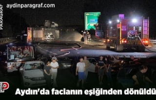 Aydın'da facianın eşiğinden dönüldü