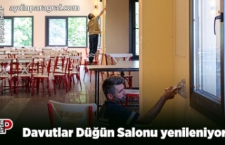 Davutlar Düğün Salonu yenileniyor