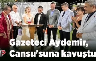 Gazeteci Aydemir, Cansu'suna kavuştu