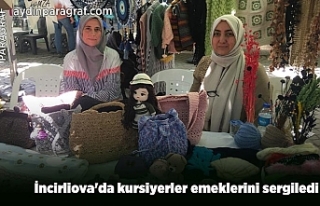 İncirliova'da kursiyerler emeklerini sergiledi