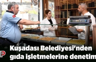 Kuşadası Belediyesi'nden gıda işletmelerine...