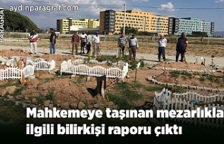 Mahkemeye taşınan mezarlıkla ilgili bilirkişi...