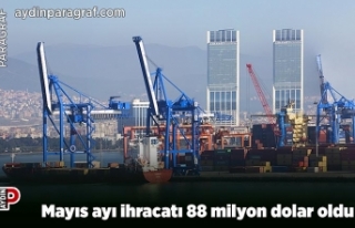 Mayıs ayı ihracatı 88 milyon dolar oldu