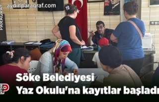 Söke Belediyesi Yaz Okulu'na kayıtlar başladı