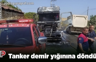 Tanker demir yığınına döndü