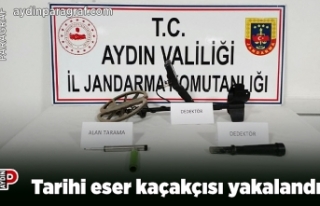 Tarihi eser kaçakçısı yakalandı